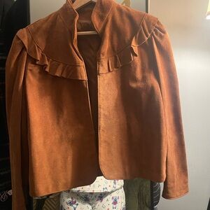Women's Brown Suede Jacket